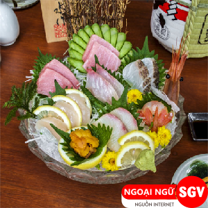 Ăn sashimi có tốt không, ngoại ngữ SGV