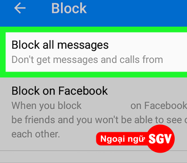 SGV, block fb là gì
