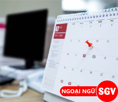 SGV, Chạy deadline tiếng Anh