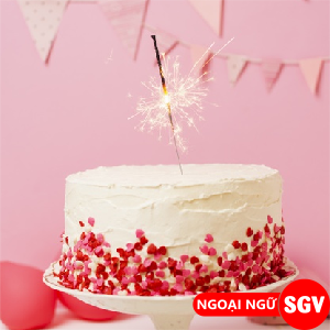 SGV, chúc mừng sinh nhật trong tiếng Nhật