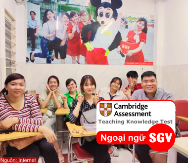 SGV, Chứng chỉ Cambridge làm gì