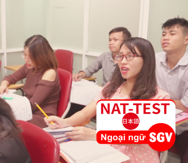 Sài Gòn Vina, chứng chỉ tiếng Nhật NAT - TEST, JLPT