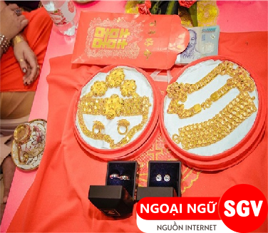 SGV, của hồi môn tiếng Anh là gì.