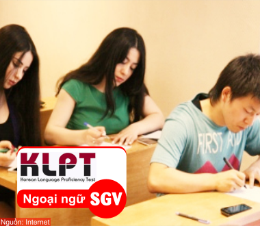 Đặc trưng của kì thi KLPT, sgv