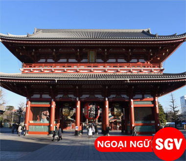 SGV, đền Sensoji ở Nhật.