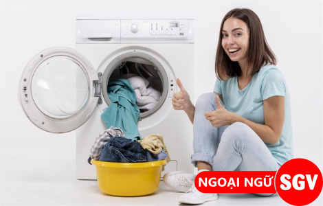 SGV, Giặt quần áo tiếng Trung là gì