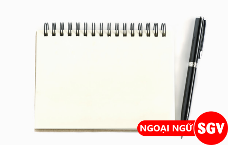 Giấy nháp Tiếng Anh là gì, SGV