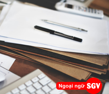 SGV, hồ sơ tiếng Anh là gì