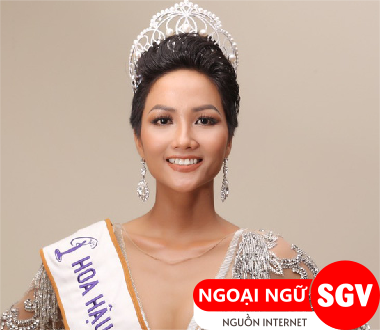 Hoa hậu tiếng Anh là gì, ngoại ngữ SGV