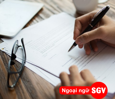 SGV, Hợp đồng tuyển dụng tiếng Anh là gì