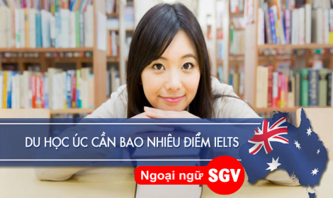 Ielts bao nhiêu để đi du học Úc, sgv