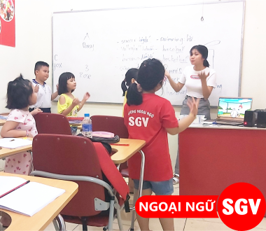 Kèm tiếng Anh cho trả em quan Phú Nhuận, SGV