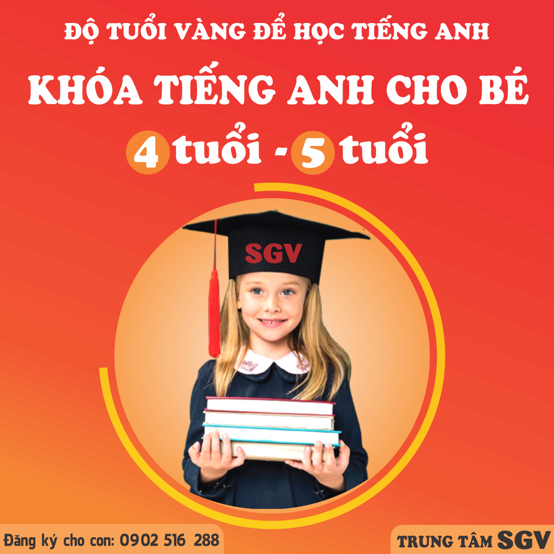 trung tâm tiếng anh cho trẻ 5 tuổi