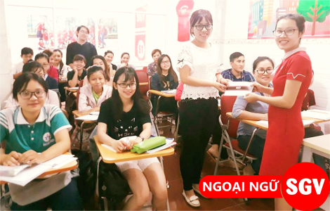 SGV, khoá tiếng Anh giao tiếp tại trung tâm SGV Tân Phú bao nhiêu tiền.