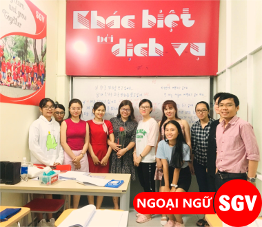 Khoá tiếng Việt cho người Hàn ở quận Phú Nhuận, ngoại ngữ sgv