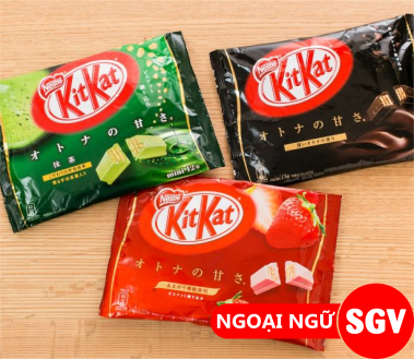 Kitkat Nhật có bao nhiêu loại, SGV