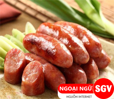 Lạp xưởng tiếng Anh là gì, SGV