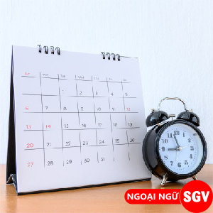 SGV, Lịch nghỉ Tết tiếng Anh là gì