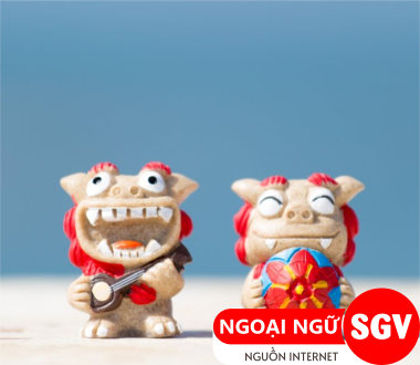 SGV, linh vật Shisa Nhật Bản.