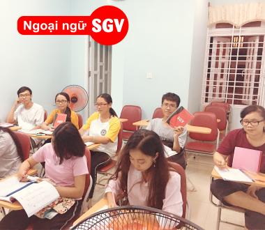 Lớp tiếng Nhật buổi tối tại SGV tại Thủ Đức, SGV