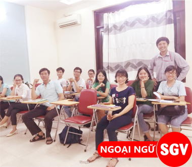 Lớp tiếng Nhật buổi tối tại SGV Tân Phú, SGV