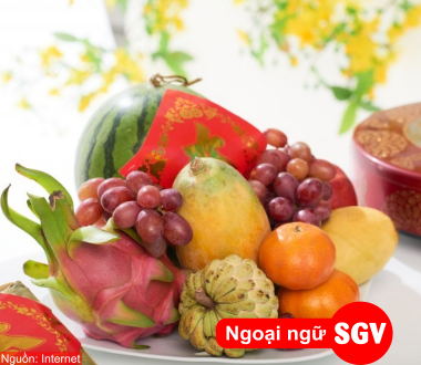 SGV, mâm ngũ quả là gì