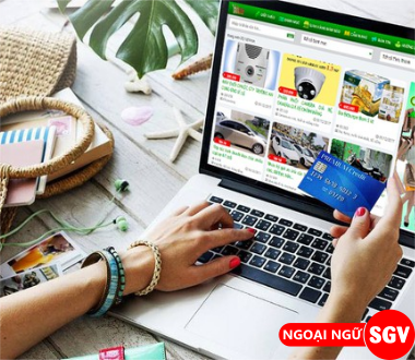 SGV, Mua sắm trực tuyến tiếng Anh là gì