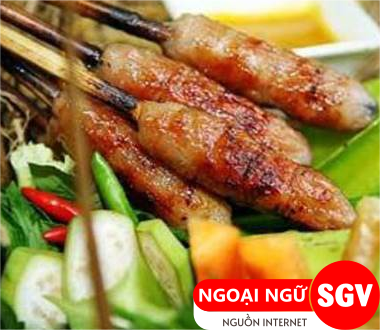 SGV, nem nướng tiếng Hnà là gì