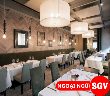 SGV, Nhà hàng tiếng Anh là gì