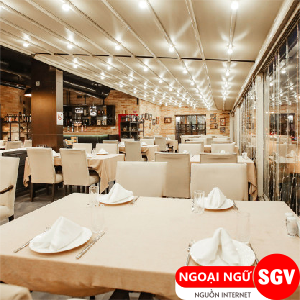 Nhà hàng tiếng Nhật là gì, ngoại ngữ SGV