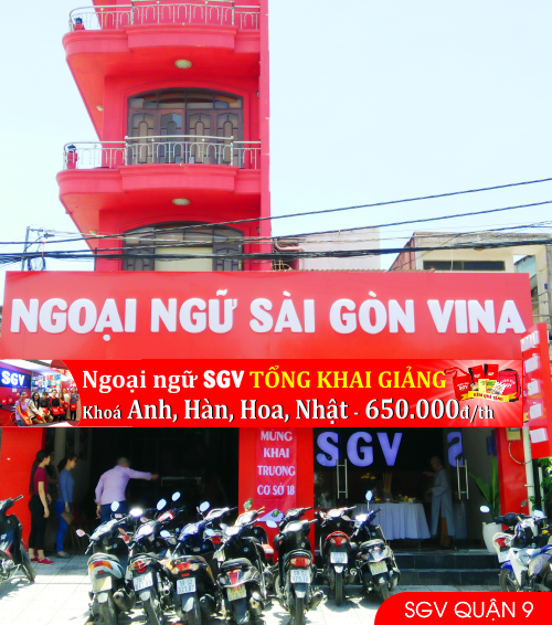 Nhật Ngữ SGV Quận 9, sgv