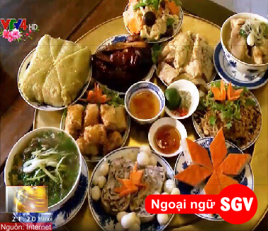 Những món ăn cooer truyền ngày tết, ngoại ngữ SGV