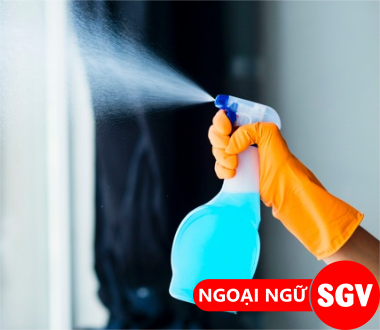 sgv, nước lau kính tiếng Anh là gì