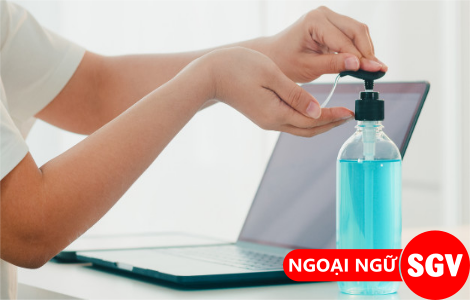 SGV, nước rửa tay tiếng Trung là gì