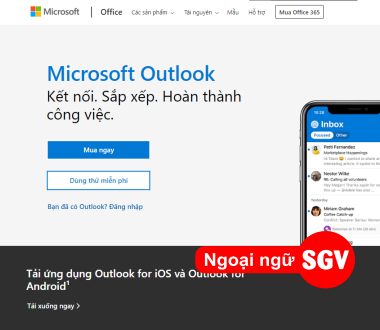 SGV, Outlook là gì