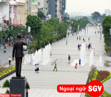 Phố đi bộ tiếng Trung là gì, ngoại ngữ SGV