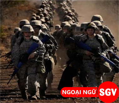 SGV, Quân đội tiếng Anh là gì