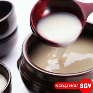 Rượu gạo là gì, ngoại ngữ SGV