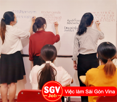 SGV, SGV Tân Phú, tuyển giáo viên tiếng Thái Lan