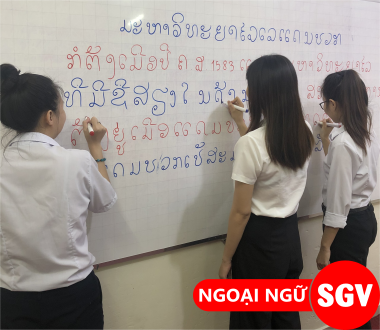 SGV, Trung tâm dạy tiếng Lào, SGV