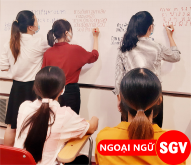 SGV, trung tâm dạy tiếng Thái tốt nhất quận Tân Phú