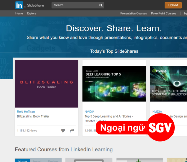 SGV, Slideshare là gì