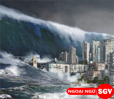 Ngoại ngữ SGV, sóng thần tiếng Nhật là gì