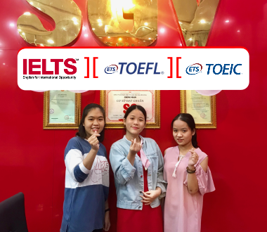 SGV, Sự khác biệt giữa TOEIC, TOEFL, IELTS