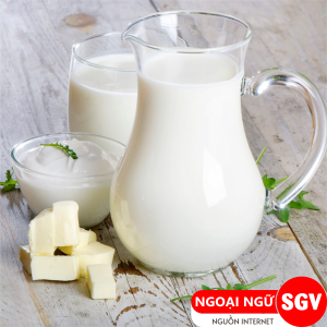 SGV, Sữa bò trong tiếng Nhật