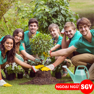 SGV, Thanh niên tình nguyện tiếng Anh là gì