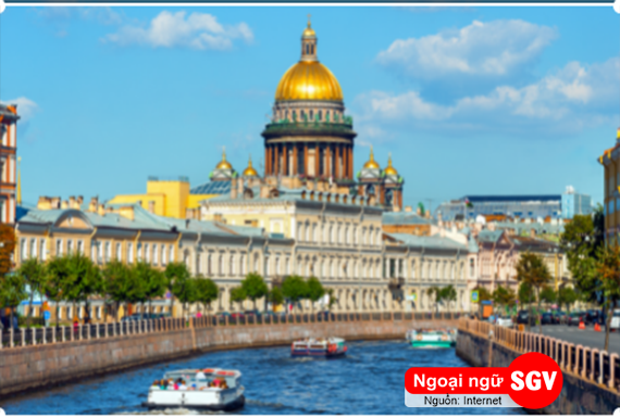Thành phố đẹp Saint - Petersburg