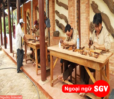 Thợ mộc trong tiếng Trung, ngoại ngữ SGV