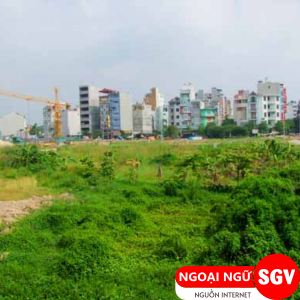 SGV, Thu hồi đất tiếng Anh