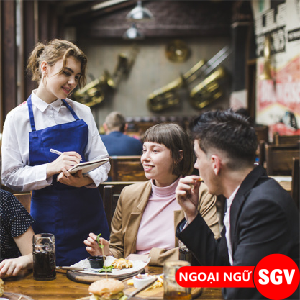 tiếng Anh giao tiếp nhà hàng khách sạn, SGV